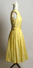 Circa 1960s Yellow Cotton Embroidered Sundress - D & L  Vintage 