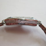 Art Deco Bulova 14K White Gold Diamond and Emerald Watch - D & L  Vintage 