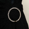 Circa 1970s BB Collections Black Dress with Rhinestone Buckle - D & L  Vintage 