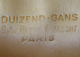 Duizend Gans Parisian Black Purse with Faux Pearl Clasp - D & L  Vintage 