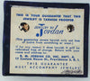 Karu 5th Avenue Goldtone, Rhinestone and Enamel Bonnet Pin on Original Card with Original Tag - D & L  Vintage 