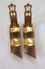 Gold-Filled Seed Pearl Bow Dress Clips - D & L  Vintage 