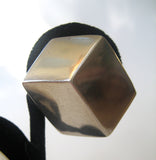 Sterling Silver Cube ESPO Earrings - D & L  Vintage 