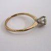 14K White and Yellow Gold Diamond Ring - D & L  Vintage 