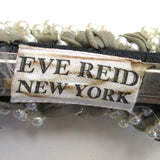 Circa 1980s Eve Reid New York Fabric Pearl Barrette - D & L  Vintage 