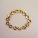 Gold-Tone Link Bracelet - D & L  Vintage 
