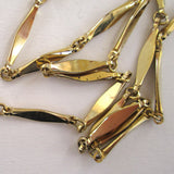 Gold-Tone Link Necklace - D & L  Vintage 