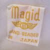 Magid Cream and Pastel Beaded Handbag - D & L  Vintage 