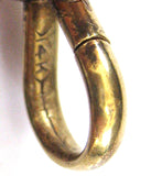 14K Yellow Gold Pharaoh/Sword Watch Chain - D & L  Vintage 