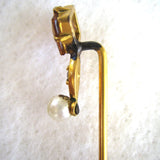 S&W Gold-tone Stickpin - D & L  Vintage 
