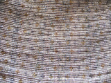 Steel Bead Reticule Drawstring Purse/Bag - D & L  Vintage 
