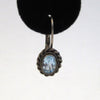 Sterling Silver Blue Topaz Earrings - D & L  Vintage 