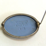 Wedgwood Jasperware Greek Mythological Cameo Brooch/Pin - D & L  Vintage 