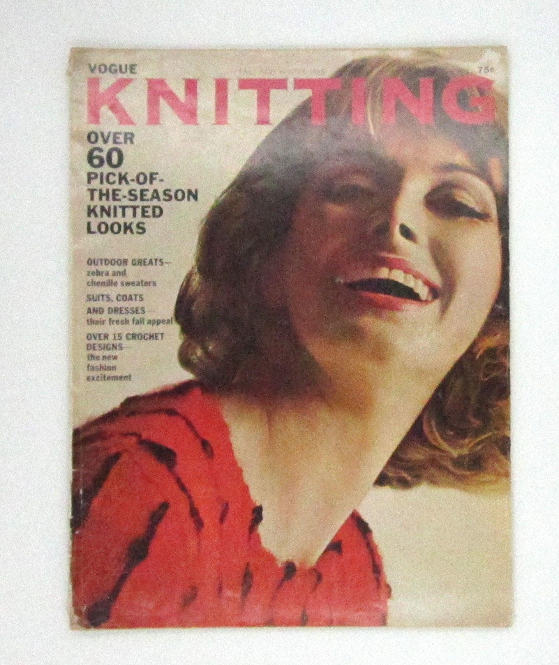 Vintage Vogue Knitting Magazine - Fall and Winter 1965 - D & L  Vintage 