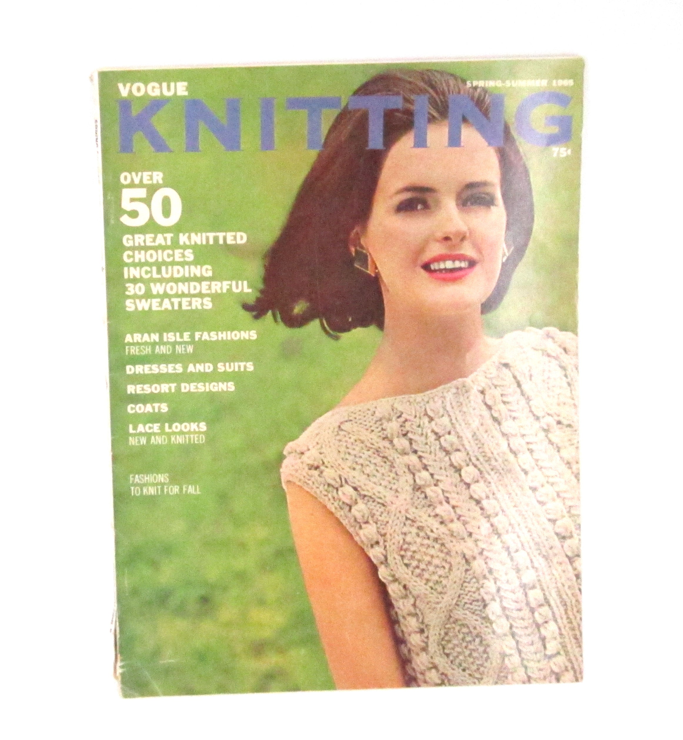 Vintage Vogue Knitting Magazine - Spring/Summer 1965 - D & L  Vintage 